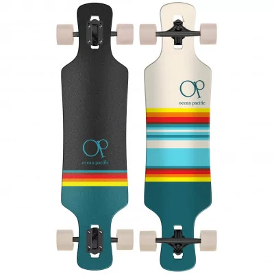 Лонгборд OCEAN PACIFIC SWELL DROP THROUGH LONGBOARD OFF WHITE/TEAL 36"