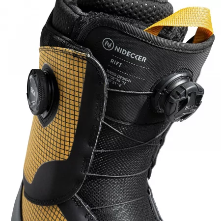Ботинки для сноуборда NIDECKER RIFT YELLOW / BLACK 2026