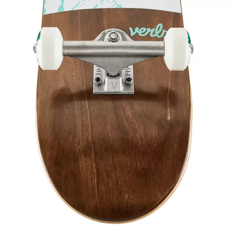 Скейтборд VERB MARBLE DIP COMPLETE White/Mint 8"