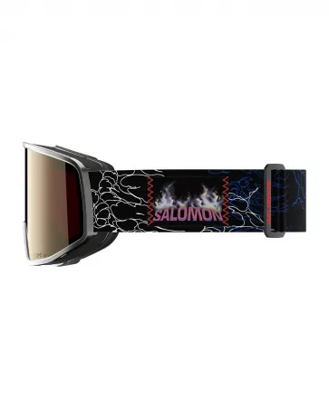 Горнолыжная маска SALOMON SENTRY PRO SILVER METAL Sigma Gun Metal CAT3+Sigma Light Blue CAT1