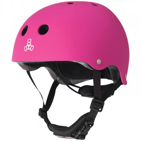 Шлем детский TRIPLE EIGHT Lil 8 Dual Certified Helmet w/ EPS Neon Pink Rubber