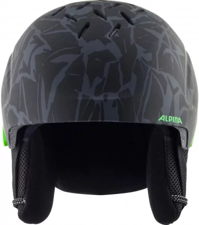 Шлем детский ALPINA PIZI Black-Green Camo Matt