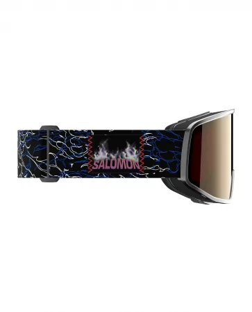 Горнолыжная маска SALOMON SENTRY PRO SILVER METAL Sigma Gun Metal CAT3+Sigma Light Blue CAT1