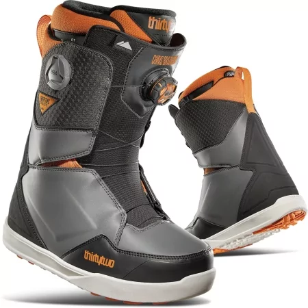 Ботинки для сноуборда THIRTY TWO LASHED DOUBLE BOA BRADSHAW grey/black/orange SS22