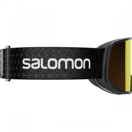 Горнолыжная маска SALOMON LO FI ML Black/Uni Mid Red SS22