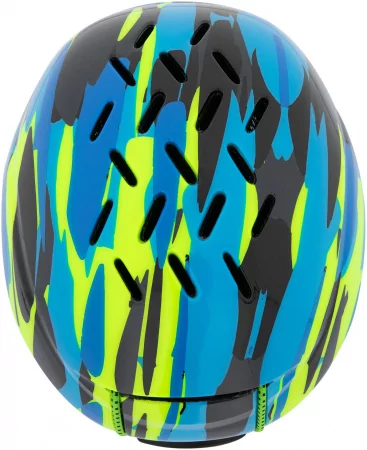 Шлем детский ALPINA PIZI Neon-Blue/Green Gloss