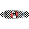 Лонгборд RAD CHECKERS RETRO ROLLER BLACK/WHITE SS21