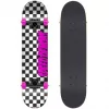 Скейтборд SPEED DEMONS CHECKERS BLACK/PINK 7.75"