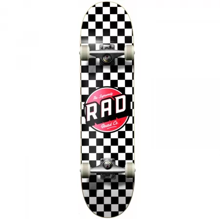 Скейтборд RAD CHECKERS DUDE CREW COMPLETE 8" BLACK/WHITE