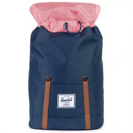 Рюкзак HERSCHEL RETREAT Navy/Tan Synthetic Leather 19.5L SS20