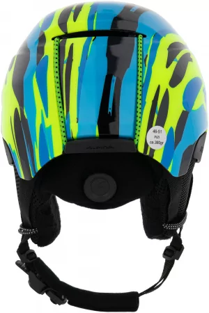 Шлем детский ALPINA PIZI Neon-Blue/Green Gloss