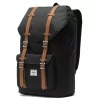 Рюкзак HERSCHEL LITTLE AMERICA Black/Tan Synthetic Leather 25L SS20