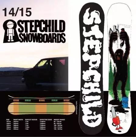 Сноуборд STEPCHILD POWDER SUCKS SS15