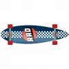 Лонгборд RAD CHECKER STRIPE PINTAIL MINI WHITE/NAVY SS21
