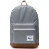 Рюкзак HERSCHEL POP QUIZ GREY/TAN SYNTHETIC LEATHER 22L SS20