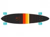 Лонгборд OCEAN PACIFIC SWELL OFF WHITE/BLACK PINTAIL 40"