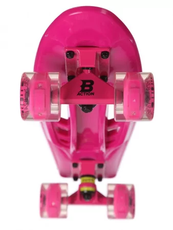Круизер пластиковый B-ACTION Pink + чехол