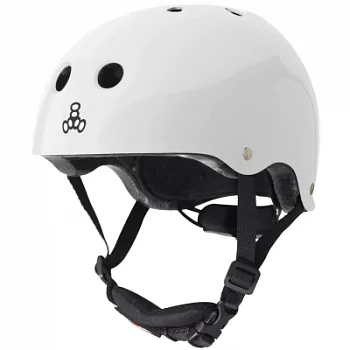 Шлем детский TRIPLE EIGHT Lil 8 Dual Certified Helmet w/ EPS White Glossy