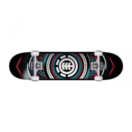 Скейтборд ELEMENT HATCHED RED BLUE 8"