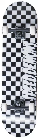 Скейтборд SPEED DEMONS CHECKERS BLACK/WHITE 7"