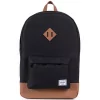 Рюкзак HERSCHEL HERITAGE Black/Tan Synthetic Leather 21.5L SS20