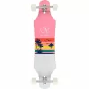 Лонгборд OCEAN PACIFIC SUNSET DROP THROUGH PINK/WHITE 39"