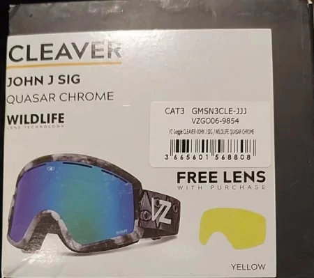 Горнолыжная маска VONZIPPER GO VZ CLEAVER John J Sig Wildlife Quasar Chrome + Yellow