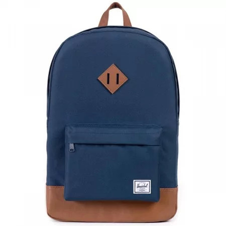 Рюкзак HERSCHEL HERITAGE Navy/Tan Synthetic Leather 21.5L SS20