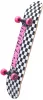 Скейтборд SPEED DEMONS CHECKERS BLACK/PINK 7.75"