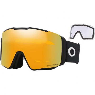 Горнолыжная маска OAKLEY LINE MINER PRO L Matte Black w/Prizm 24k Iridiu+Prizm Clear