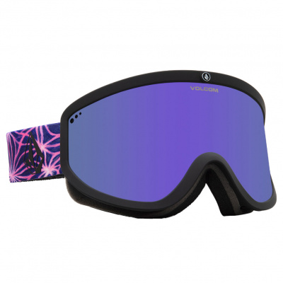 Горнолыжная маска VOLCOM FOOTPRINTS MIKE RAVELSON PURPLE CHROME Lens/ YELLOW bonus lens