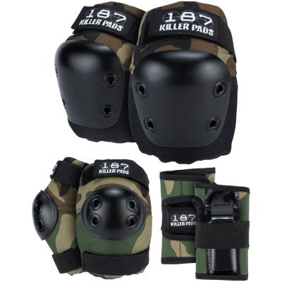 Комплект защиты 187 KILLER PADS Jr. SIX PACK Pack Camo