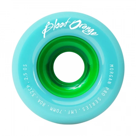 Колеса BLOOD ORANGE MORGAN PRO SERIES 70MM 80A SEAFOAM