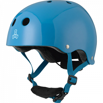 Шлем детский TRIPLE EIGHT Lil 8 Dual Certified Helmet w/ EPS Blue Glossy