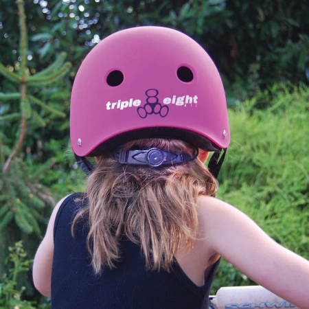 Шлем детский TRIPLE EIGHT Lil 8 Dual Certified Helmet w/ EPS Neon Pink Rubber