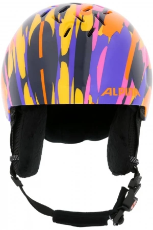 Шлем ALPINA PIZI Pink-Orange Blue Gloss