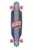 Лонгборд RAD CHECKER STRIPE DROP THROUGH LONGBOARD NAVY/WHITE 36"