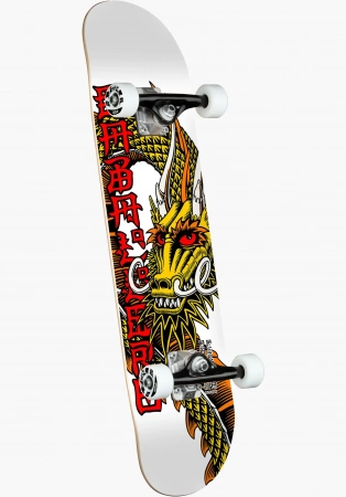Скейтборд POWELL PERALTA CAB BAN THIS White 8.25"