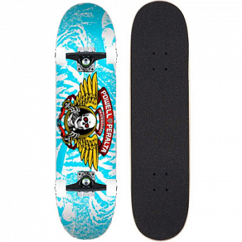 Скейтборд POWELL PERALTA WINGED RIPPER WHITE / BLUE 8"