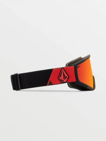 Горнолыжная маска VOLCOM ATTUNGA ORANGE/BROWN RED CHROME Lens/ YELLOW bonus lens